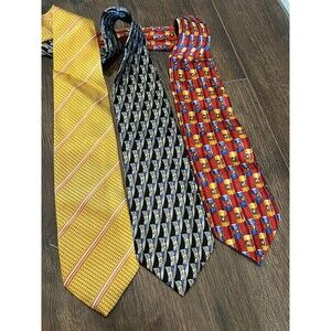 Ermenegildo Zegna Silk XL Neck Tie Multicolor 100% Seta Soie Silk Italy - 3